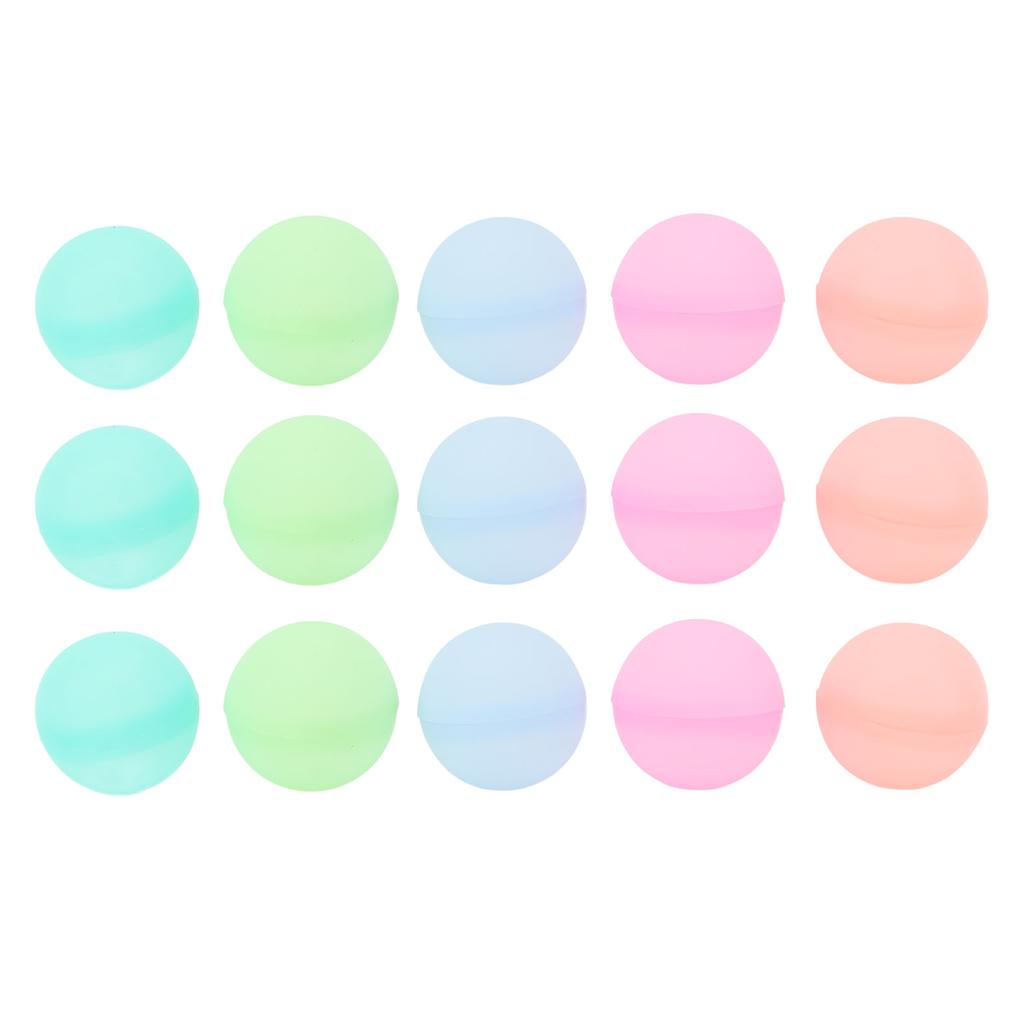 15Pcs Wiederverwendbare Wasser Ballon Silikon Schnell Füllen Wasser Groß Wasser Ballons für Kinder
