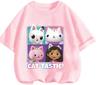 Lightweight Short Sleeve T Shirt Gabbys Dollhouse Cute Kawaii Print Casual Daily Street Clothes Kids Boys Girls 3 14 Years