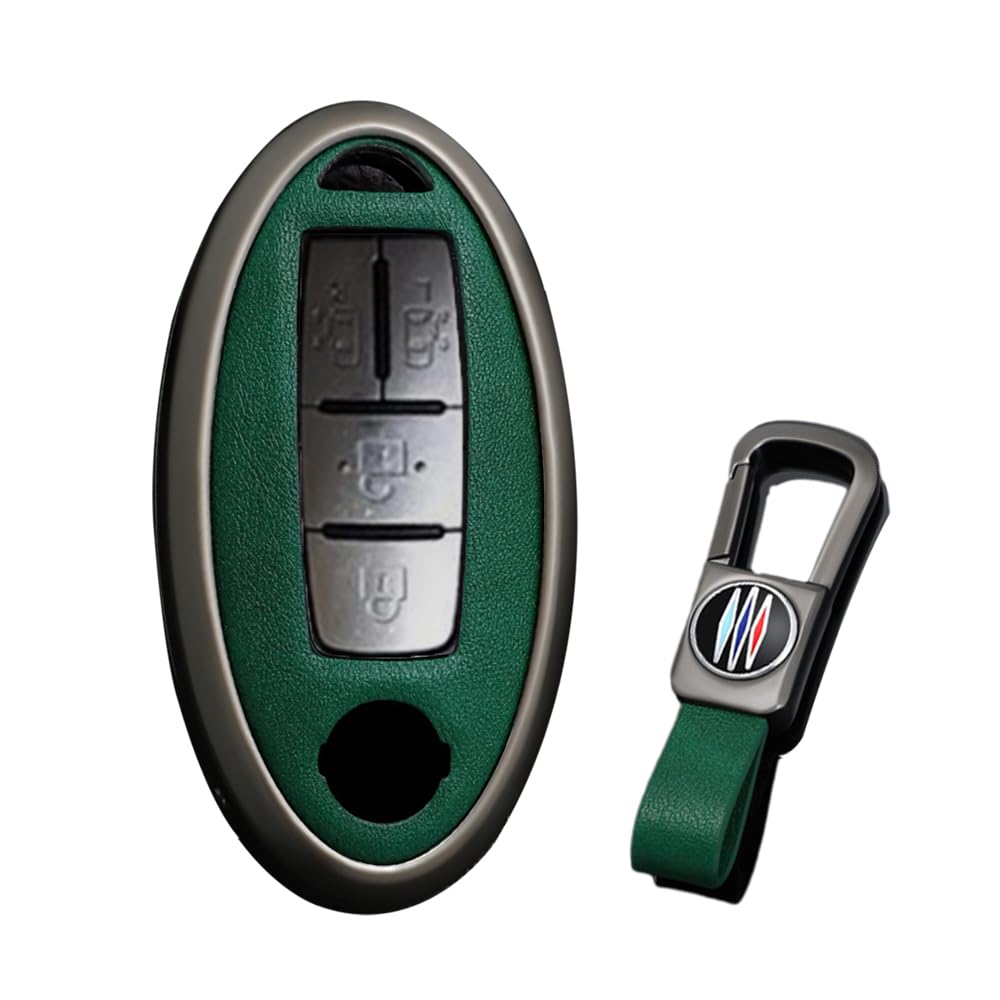 

[KUNIO] Nissan 4 Button Double Sided Slide Key Case Key Holder Key Cover Zinc