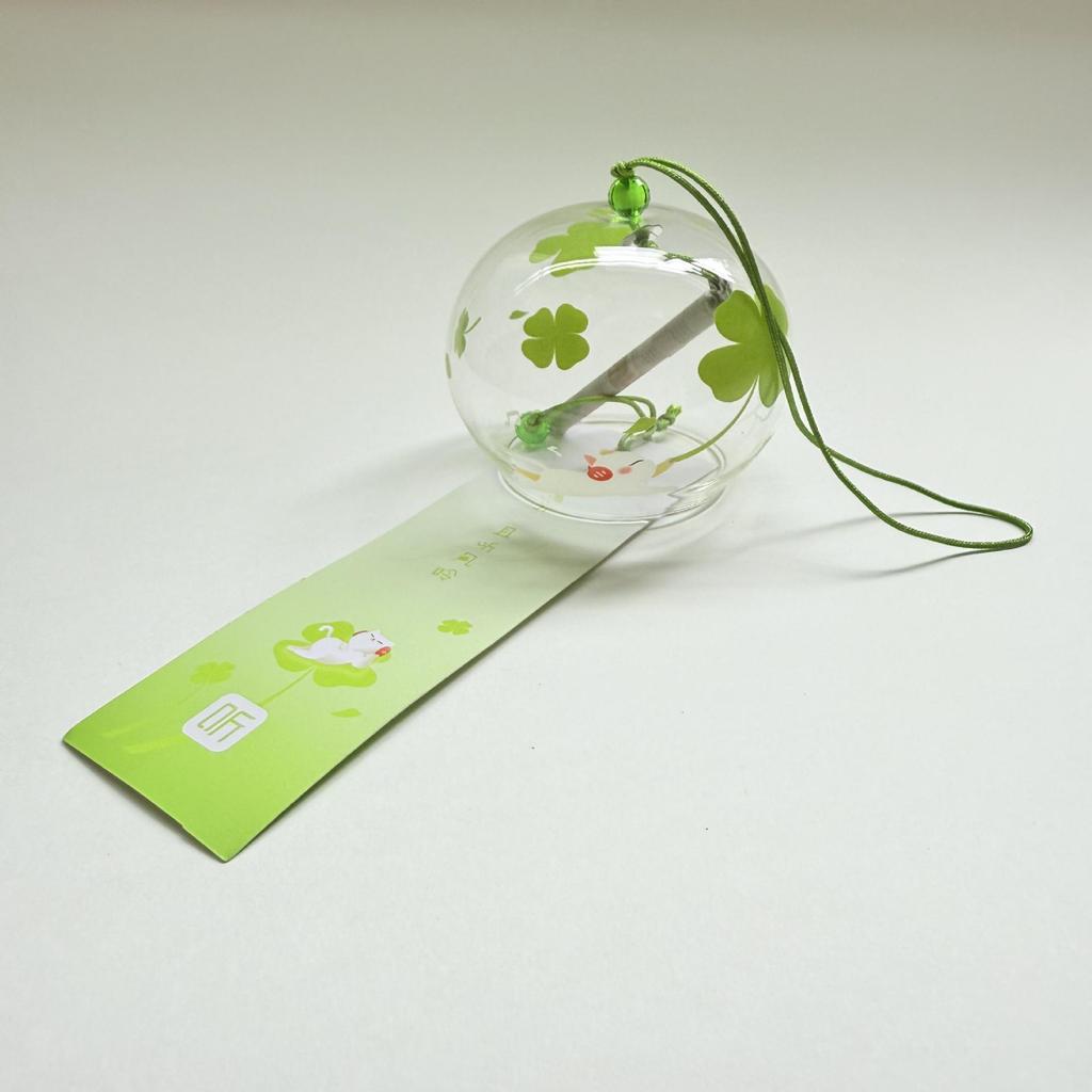 Wind Blossom Cherry Glass Chime Japanese Home Decor Ornament Birthday Gift