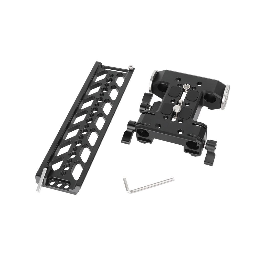 Tilta Iron Head 8  Dovetail Quick Release Plate with 15mm Dual Rod Clamp чёрный