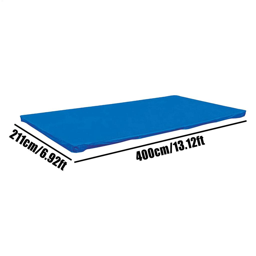 Rectangle Solar Swimming Pool Cover 400x211cm Outdoor Pool Anti-UV Dustproof Cloth Summer Waterproof Hot Tub Blanket Dust Cover
