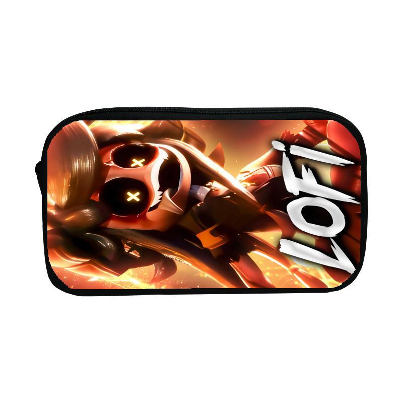 Inorganic Killer Murder Drones Large-Capacity Pencil Case for Students - Boys & Girls Stationery Bag