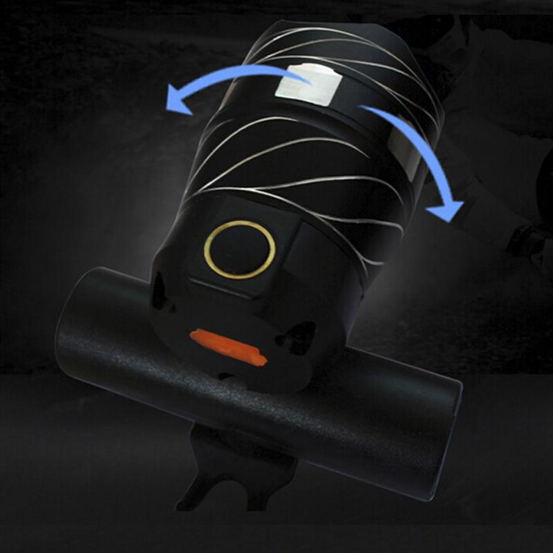 Usb Rechargeable 300Lm Xm-L Led Bicycle Light Bike Front Headlight