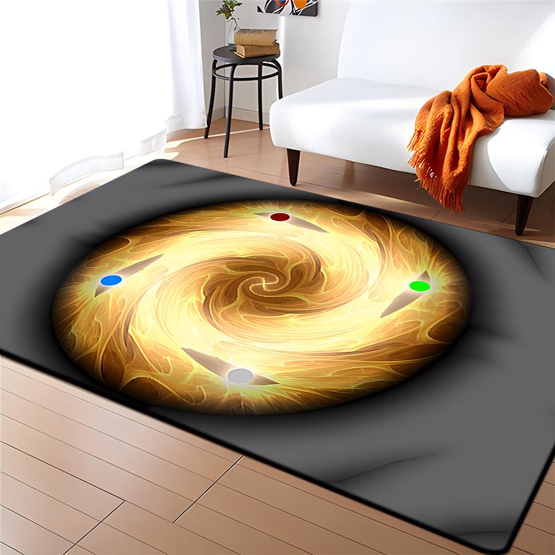 Moderní čínské Tai Chi Bagua Yin Yang Koberec do obývacího pokoje Koberec pro děti Play Home Deco Floor Mats E-sports Židle Koberce