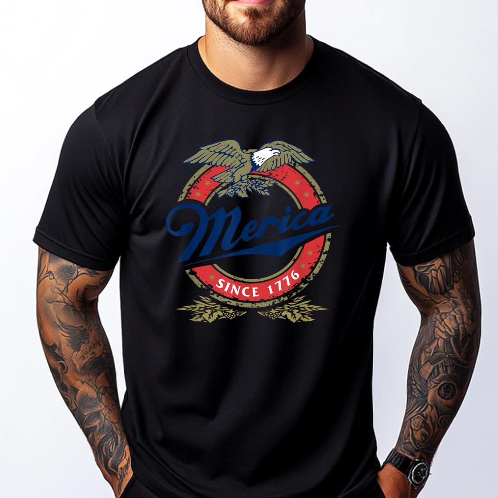 Merica Since 1776 Funny 4th of July Merica Since 1776 Mens Clothing Camiseta