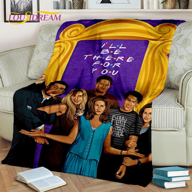 Friends Classics TV 3D  Blanket,Soft Throw Blanket for Home Bedroom Bed Sofa Picnic Travel Office Cover Rest Blanket Kids Gift