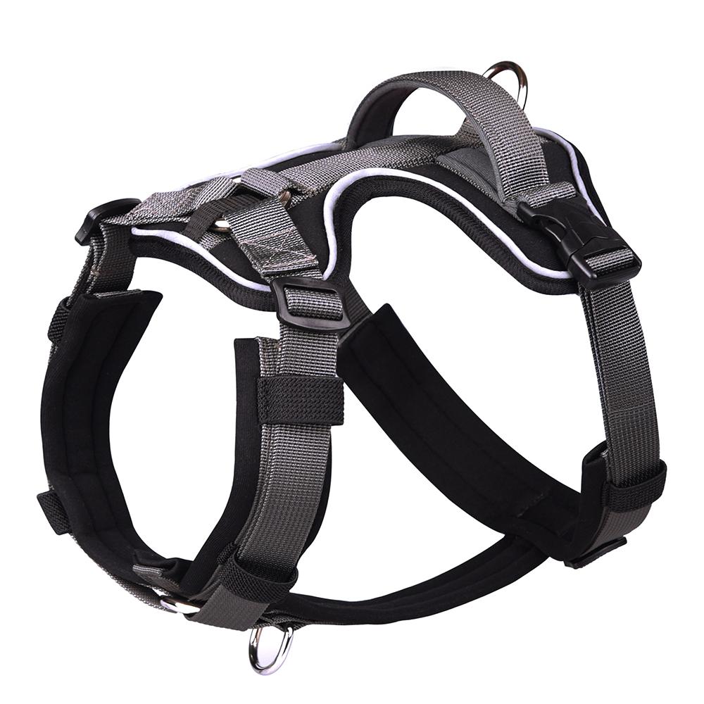 No Pull Dog Harness Reflective Pet Harness Vest With Control Handle For Small Medium Large Dogs Walking Training Harnesses