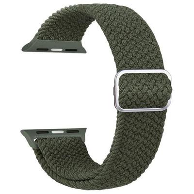 Bracelet De Montre - MY-MONTRE - 38/40/41mm - Nylon Tressé - Vert Olive - Extensible