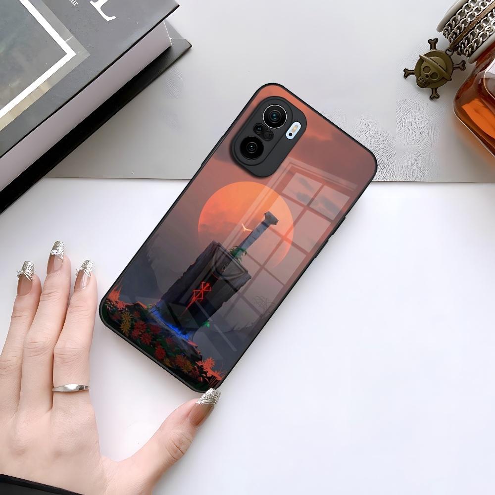 

Berserk Japanese Anime Phone Case for Xiaomi 15 14 13 12 Mi 11 Pro ultra Lite glass Cover Xiaomi 13 Lite