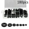 100/180/200pcs Rubber Grommet Assortment Set Harness Grommet Electrical Wire Gasket NEW