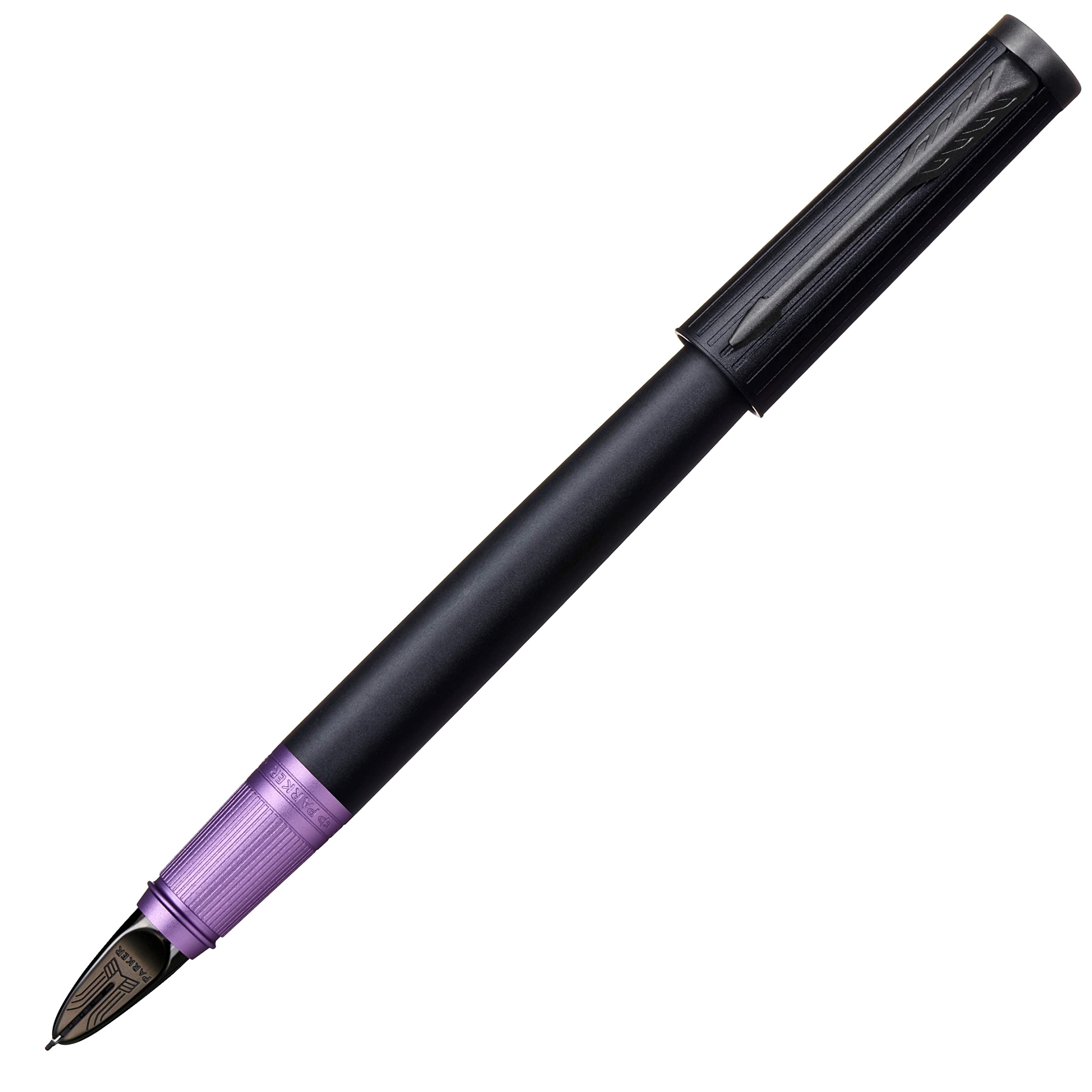 

PARKER 5th Ingenuity Slim Deep Fine Подарок Официально Номер продукта 2172203 Ручка, Черно-фиолетовая, BT, Перо, На водной основе, В коробке, Импортный,