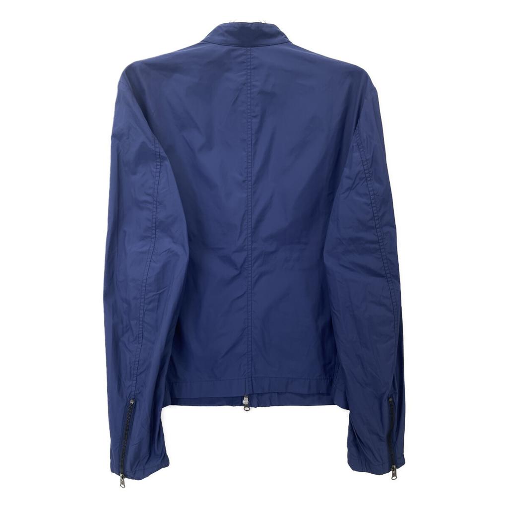 Fay Blue Nylon Zipper Jacket Jacket S NavyUsed