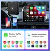 Mini Wireless Carplay Box Android Auto 2IN1 Wired To Wireless Adapter Dongle for Toyota Mazda Camry Suzuki Subaru Citroen Kia Ford Opel IOS Spotify BT