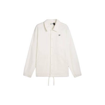 Unifarbenes Freizeit-Polo Langarmjacke Herrenjacken Weiß 623695-66