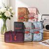 Vintage Traveler Pattern Long Wallet Casual Portable Card Holder Fashion Purse