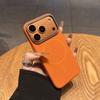 Applicable to iPhone17 fine ring magnetic carbon fiber skin feeling Apple 16 advanced feeling PC anti-drop mobile phone case 15