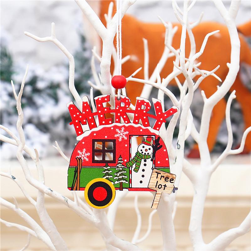 Frohe Weihnachten Neujahr Dekor Weihnachtsbaum Dekoration Anhänger Autobrett Muster Anhänger Home Urlaub Party Weihnachtsgeschenk Ornamente