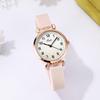 Fashion Gradient Dial Women Watches High Quality Ladies Quartz Watch Leather Wristwatches Ladies Clock Gift Montre Femme Reloj