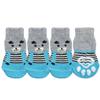 4Pcs/set Paw Protectors Candy Color Pet Supplies Puppy Boots Anti-Slip Dog Shoes Knitted Socks