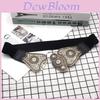 Fashion Pu Leather Wide Waist Belt For Dresses And Coats With Hook Closure For Stylish Outfits
