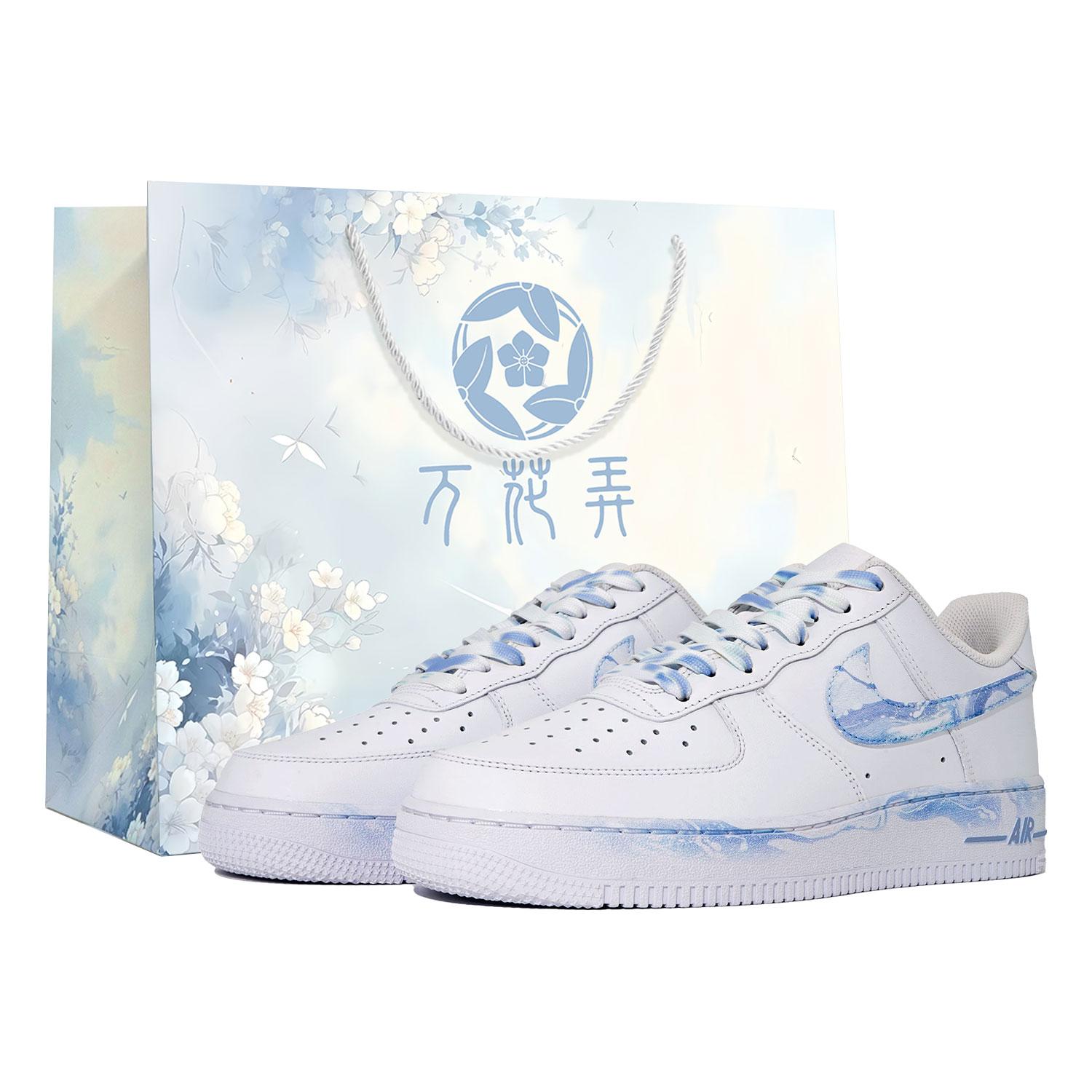

Nike Air Force 1 07 Multifloral Enchantment, Hazy Planet, Box Abrasion Resistant Low top Skateboard Shoes Unisex CW2288-111(Team113-S-BOX) 36.5