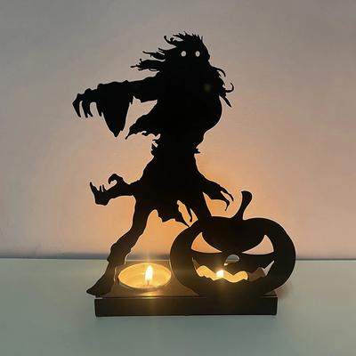 2024 Halloween Kerzenständer Kerzenhalter Halloween Dekoration Kerzenständer Desktop Ornamente Horror Kerzenhalter