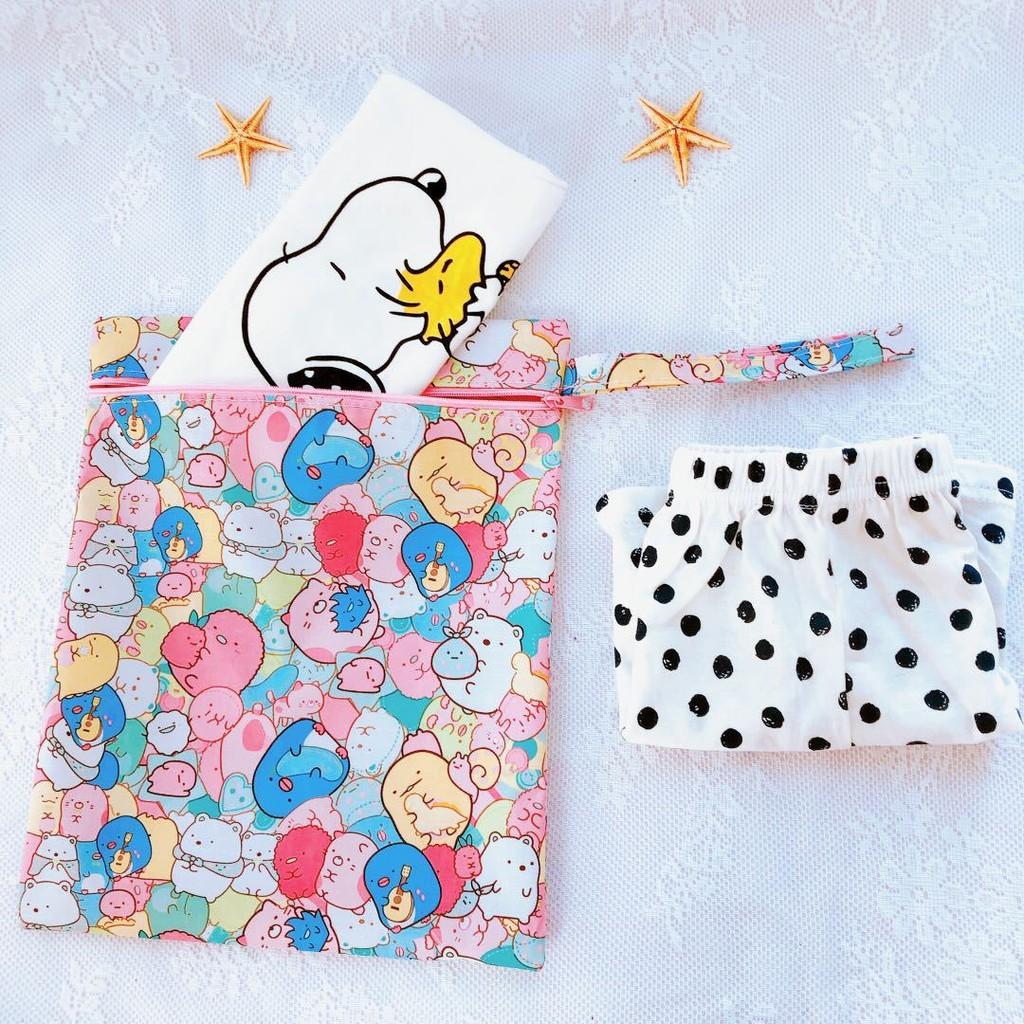 Doraemon Unicorn Cute Pattern Waterproof Storage Set Bag