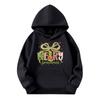 Child Fashion Lightweight Long Sleeve Pullover With Pockets  Print Hoodie
