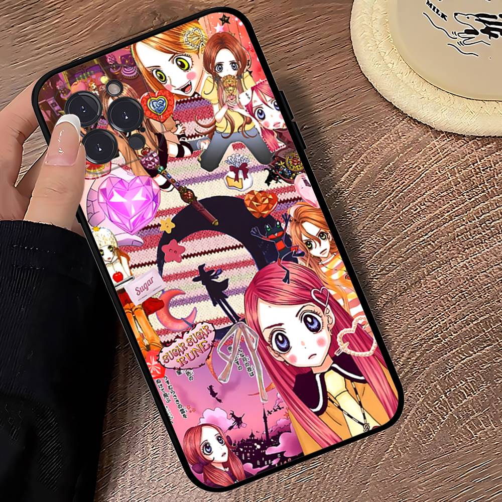 Anime S-Sugar Sugar Phone Case For Iphone 17 Air 16 15 14 13 12 11 Pro Max 16 15 14 Plus TPU Soft Case