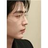 Denmark Brand Polygon Rimless Glasses Frame Men Women 2128 Fashion Frameless Oversize Eyeglasses Pure Titanium Ultralight Gafas