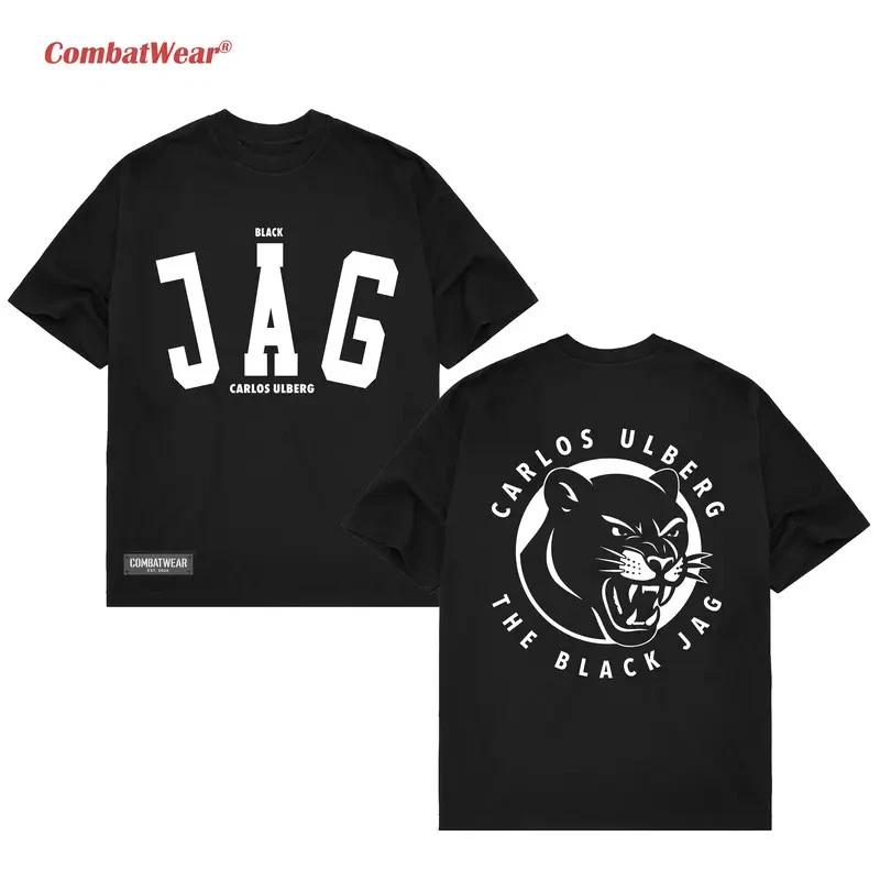 COMBATWEAR CARLOS ULBERG TEE, Black Jag UFC, MMA Graphic Tee, UFC MMA T-Shirt XL
