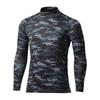 SHIMANO Sun Protection Inner Shirt High Neck Black Multi Camo M IN-008X
