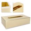Tissue Box Innovativer rechteckiger Serviettenpapierhalter aus 304 Edelstahl, Gold