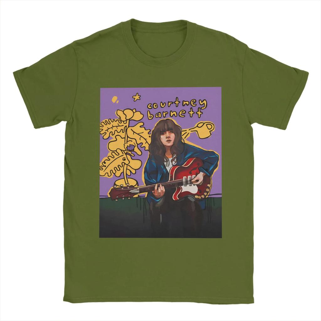 Courtney Barnett Australian Singer Tshirt For Unisex Awesome Pure Cotton Tees Crewneck Short Sleeve T Shirt Unique Clothing