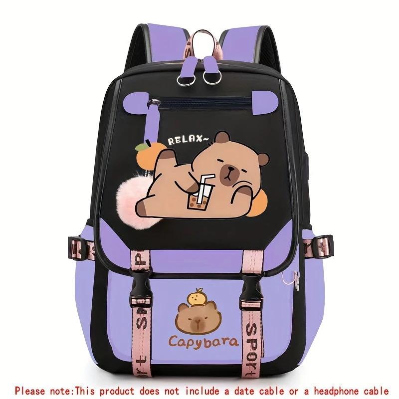 Large Capacity Casual Lightweight Backpack, Primary And Secondary School Students Backpack, Schoolbag, Junior High School And Ultra-Light