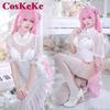 CosKeKe Dorothy Game NIKKE Cosplay Costumes Yan Tao Yuan Skin Sweet Elegant Cheongsam Activity Party Role Play Clothing S-XL New