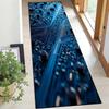 Circuit Board Runner Rug Modern Tech Style Print Soft Non-slip Floor Mat Daily Home Decor Carpet for Hallway Bedroom Gamer Room