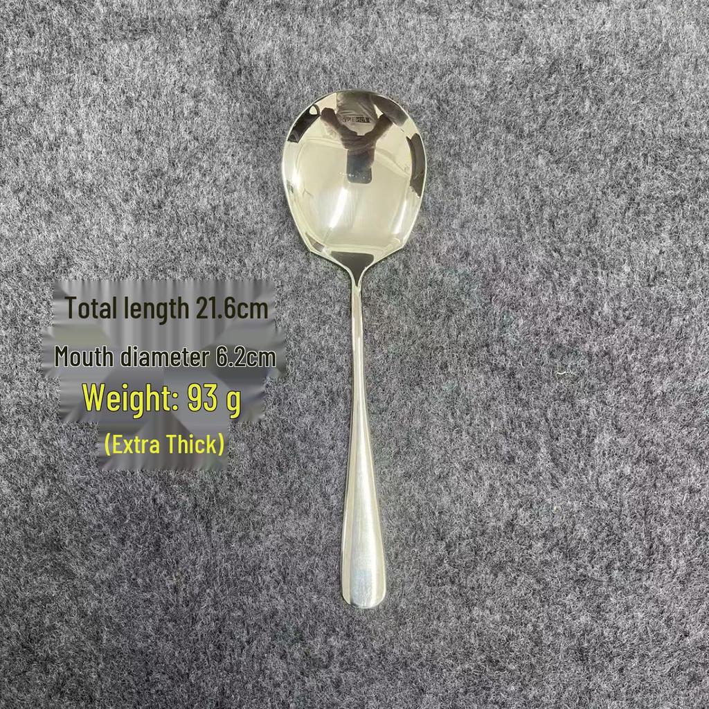 Stainless Steel Long-Handle Buffet and Rice Cooker Serving Spoon
