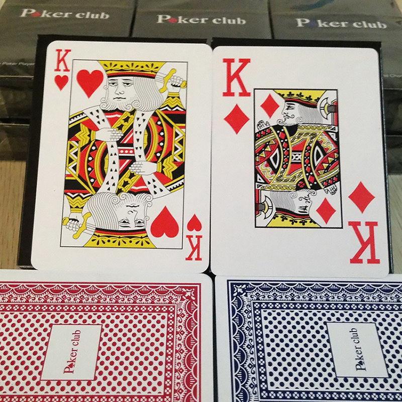 100% PLASTIC New Poker Size Good Playing Cards Excellent