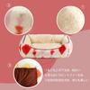 JEMA Gemma Pet Pet Pet Sleeping Fluffy Rabbit Fur with Diamond for Small and Medium Dogs and Size L Cat/Dog Bed, Bed, Sofa, Cushion, Mat,