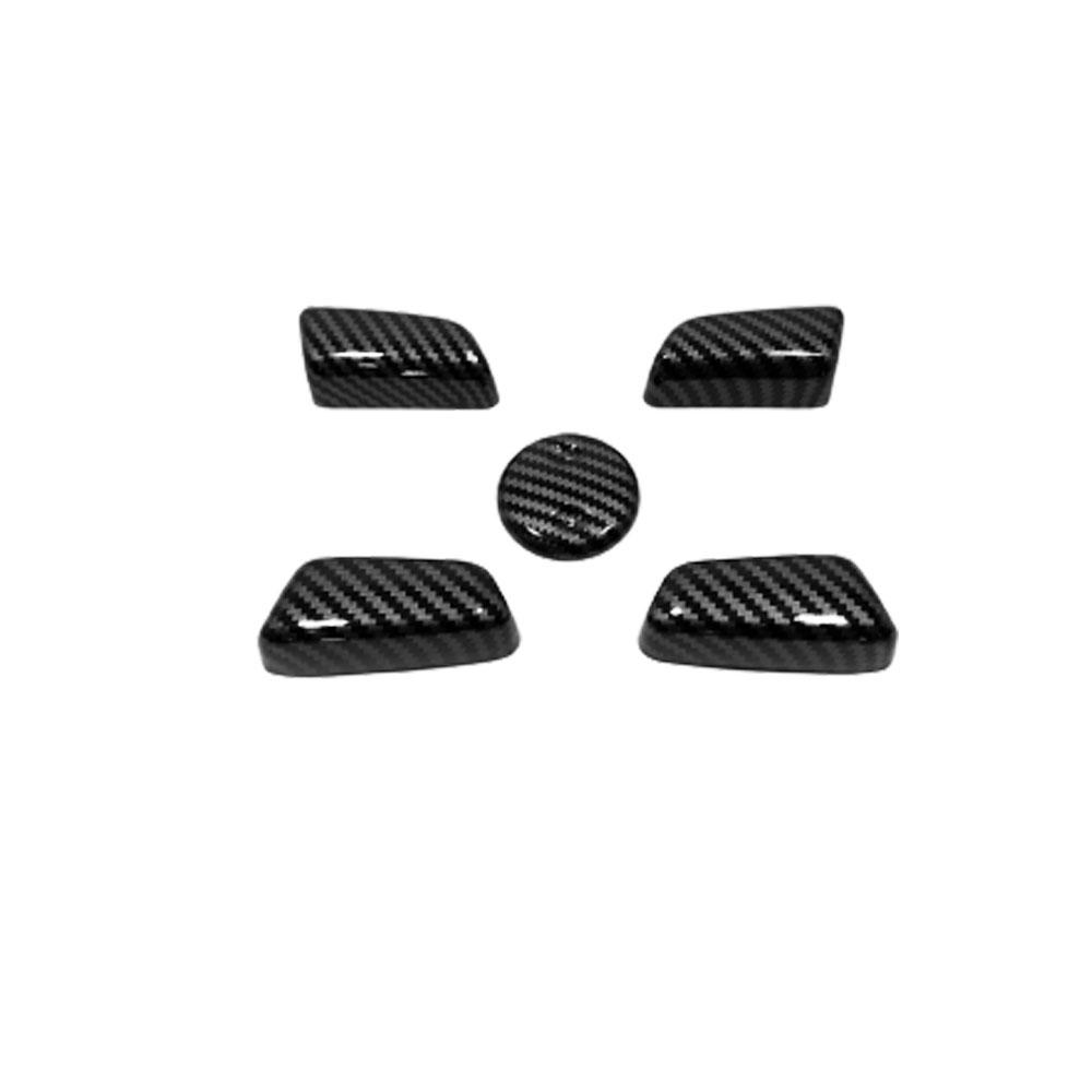 Car Seat Adjustable Knob Button Switch Cover Trim Sticker Auto Frame Accessories For Nissan X-trail Xtrail Rogue