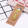 Stationery Japanese Animals Cartoon Reading Bookmark Metal Bookmark Kittens Book Mark Cat Bookmark