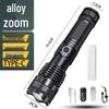 HEIXIE P50 High-Power USB Rechargeable Aluminum Flashlight
