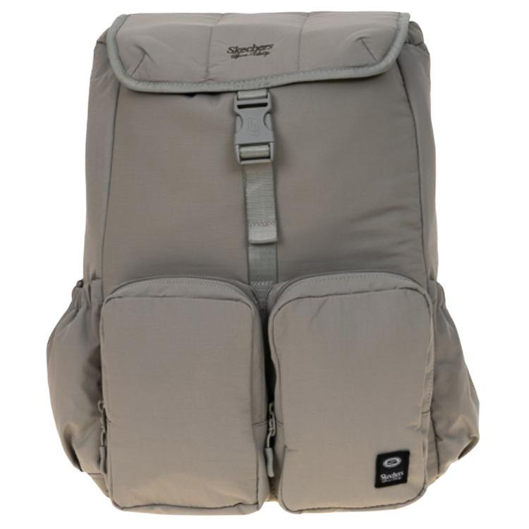 

Skechers Fashionable Portable Daily Fabric Backpack Unisex Backpacks Herbal-Beige L424U011-02BV Herbal Beige