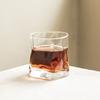 Transparent Glass Creative Twist Cup Restaurant High-End Wine Glass Household Water Cup Coffee Cup Whiskey Cup