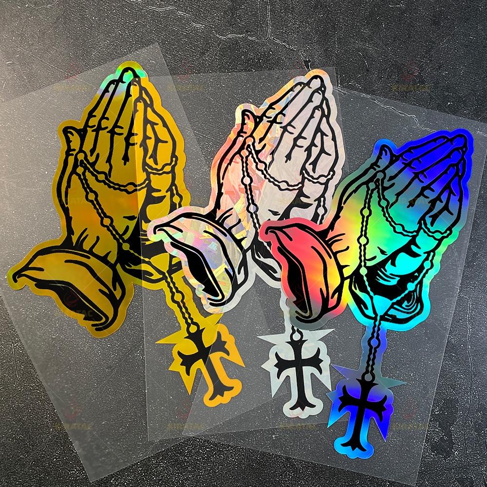 1pc Praying Multiple Colors Motocycle Stickers Waterproof for Fairing Fender Car Windows Body Scooter Universal Vinyl Decals