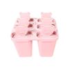 6-Slot-Eisform DIY Cream Lolly Pop Tray Maker Mold Pan Kitchen