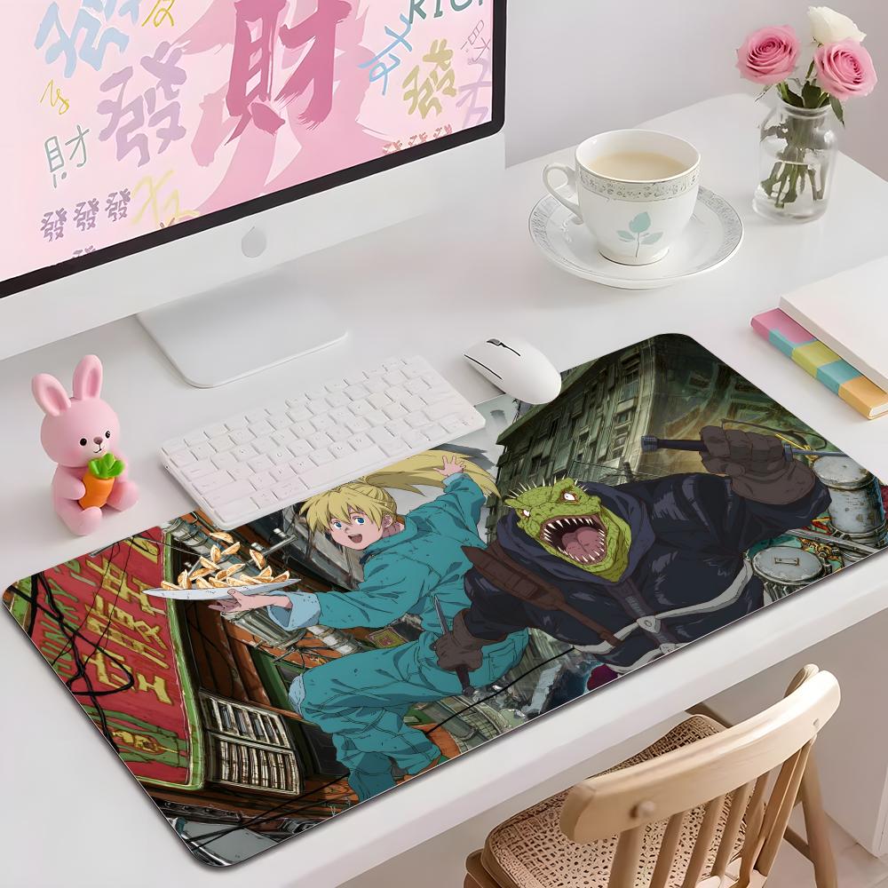 Tapis de Souris Anime Doroderodo Plusieurs Tailles Carré Large Tapis de Bureau Ordinateur Jeu Table Caoutchouc Antidérapant Tapis de Souris