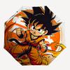 1PC Goku Saiyan Automatic Open/Close Folding Umbrella, Windproof 8 Rib Construction, Lightweight Travel Umbrella for Women/Men, Ideal Gift 0902040